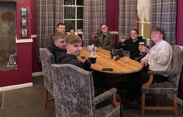 People enjoying The White Hart